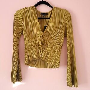 Lulus Bell Top Chartreuse